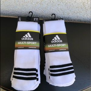 Adidas 2pack of Multi-sport Compression Socks